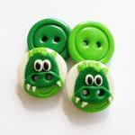 Crocodile - set of 4 polyme..