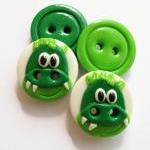 Crocodile - set of 4 polyme..