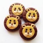 Little lions - set of 4 pol..