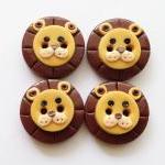 Little lions - set of 4 pol..