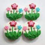 Flowers Garden -set of 4 po..