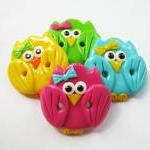 Cute little owls - set of 4..