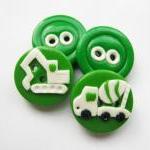 Vehicles - set of 4 polymer..