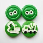 Vehicles - set of 4 polymer..