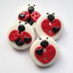 Love Ladybugs - Set Of 4 P..