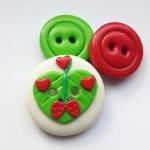 Ladybugs in love - set of 3..