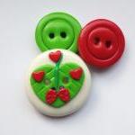 Ladybugs in love - set of 3..